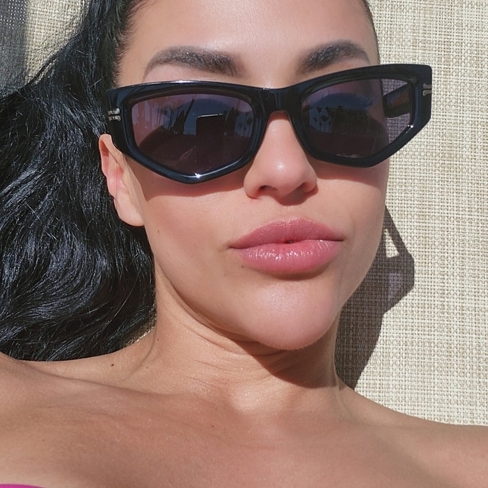 Marc Jacobs Black Cat-Eye Sunglasses